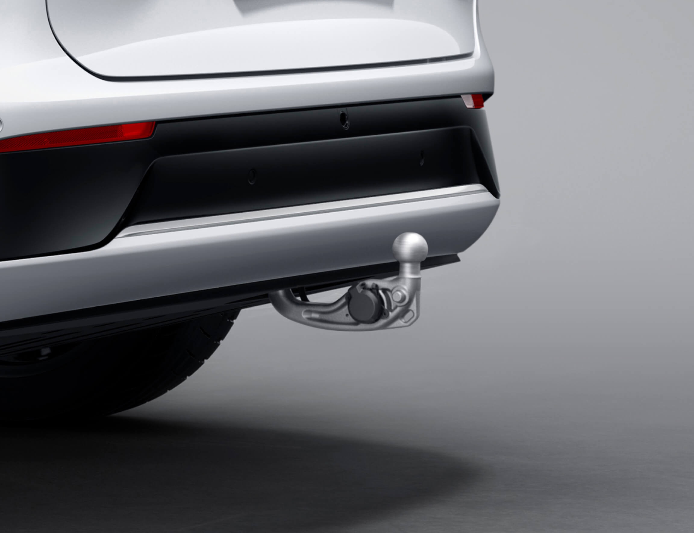 Gancho de remolque electrónico giratorio